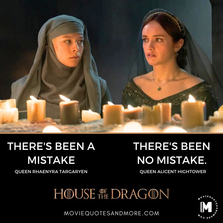 There's been a mistake. - Queen Rhaenyra Targaryen (House of the Dragon Season 2 Quotes)