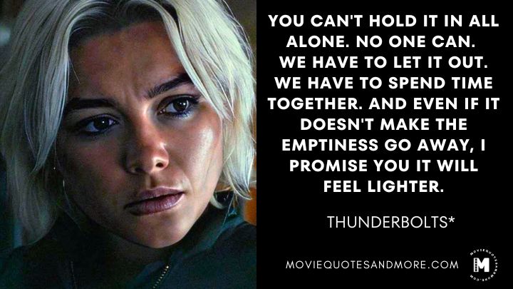 Thunderbolts Movie Quotes